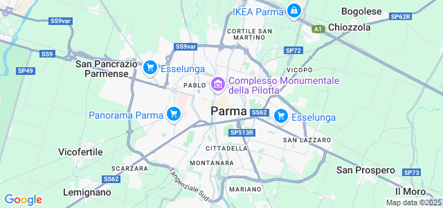 Парма италия карта