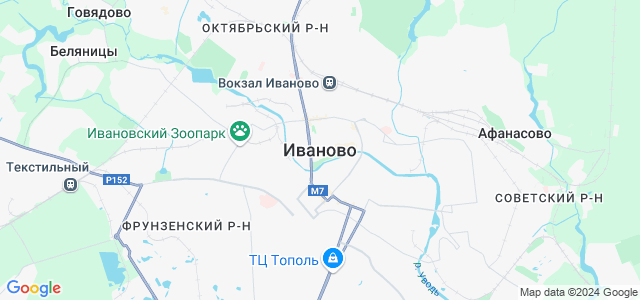 Карта комсомольск ивановская область