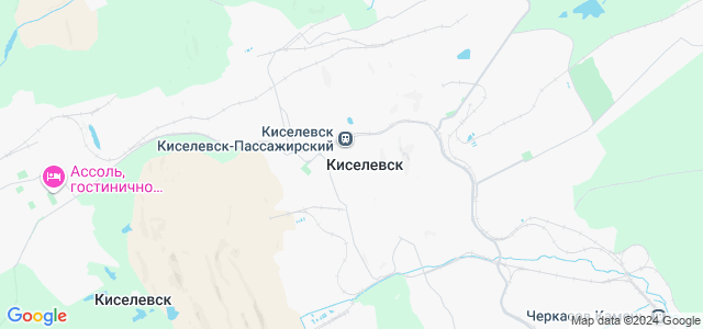 Киселевск кемеровская область карта